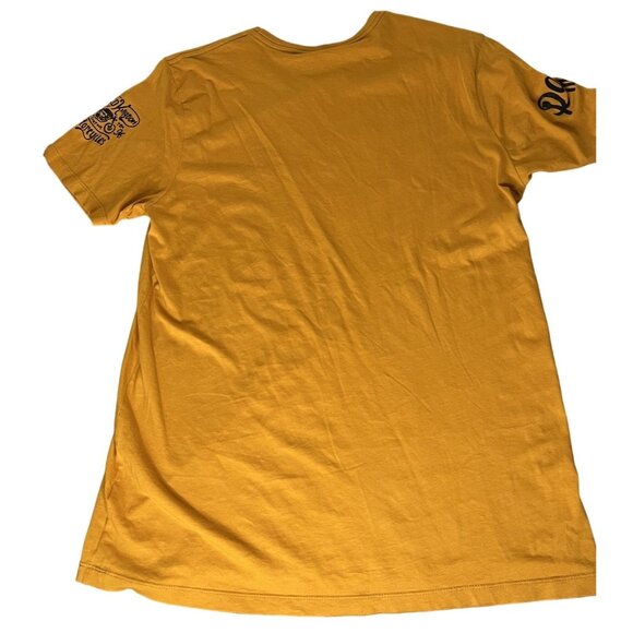 ROOTT + Co  ROOTT Rebel Roott Machine Acadamy Motorcycles Tshirt Large UK Custom - Picture 6 of 6